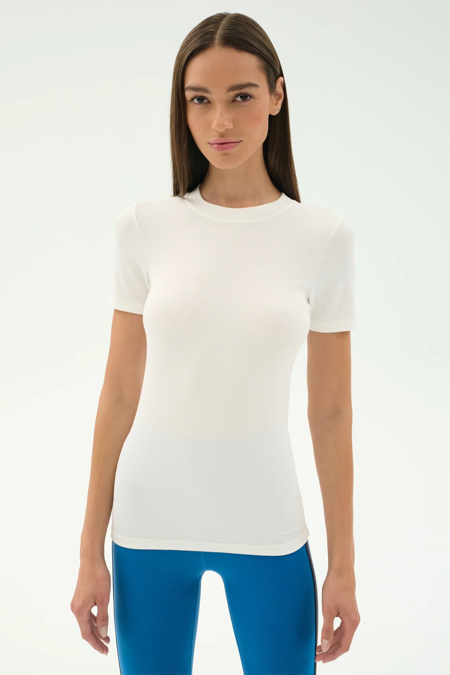 Louise Rib Short Sleeve