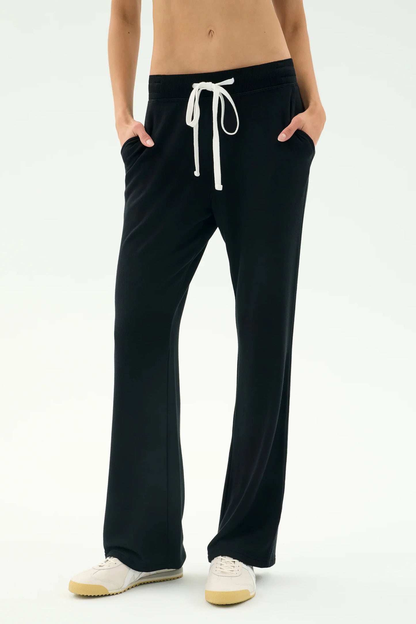 Raven Fleece Full Length Sweatpants