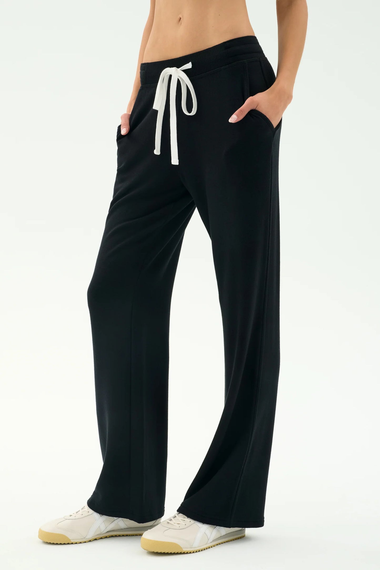 Raven Fleece Full Length Sweatpants