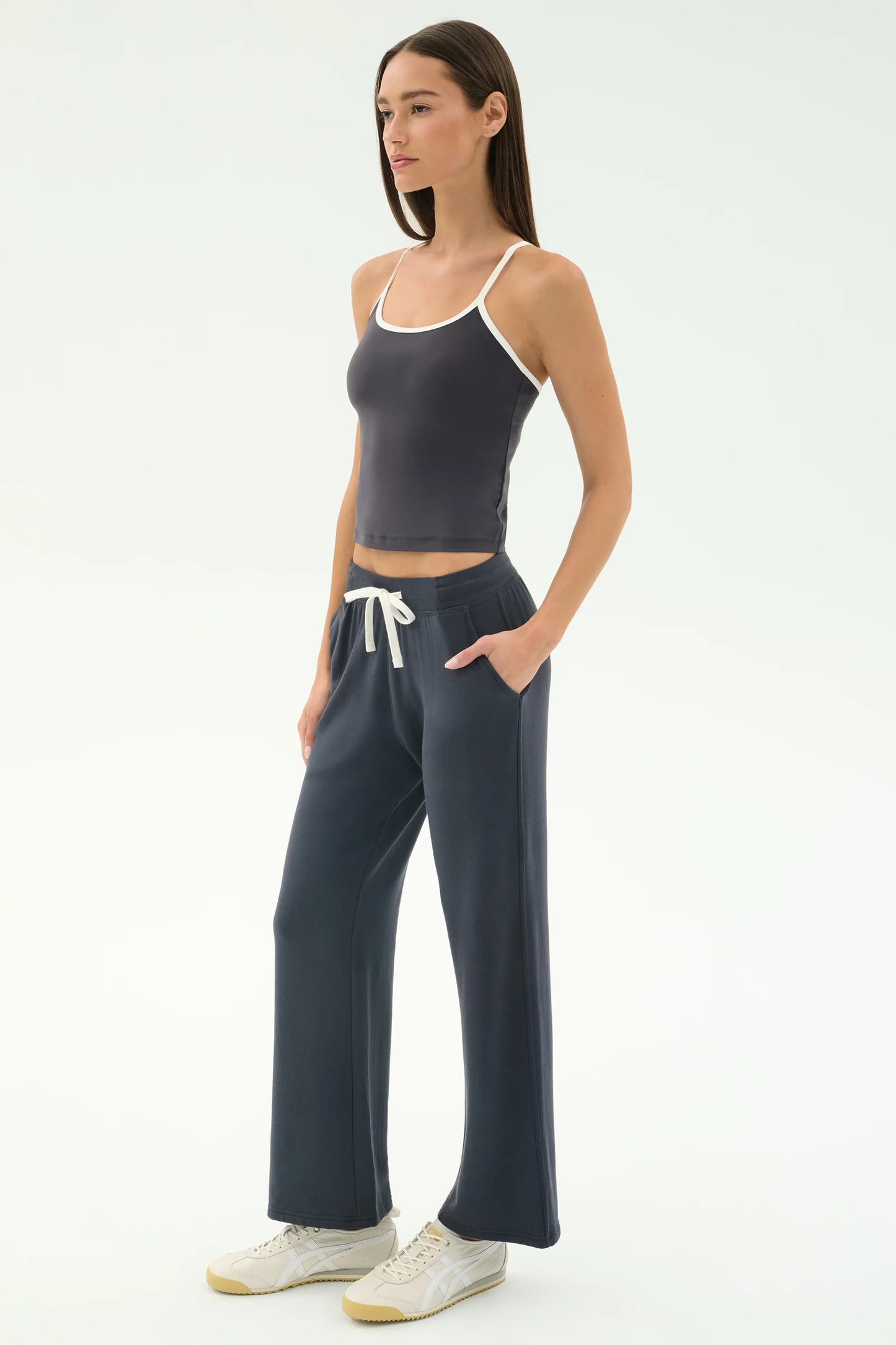 Raven Fleece Full Length Sweatpants