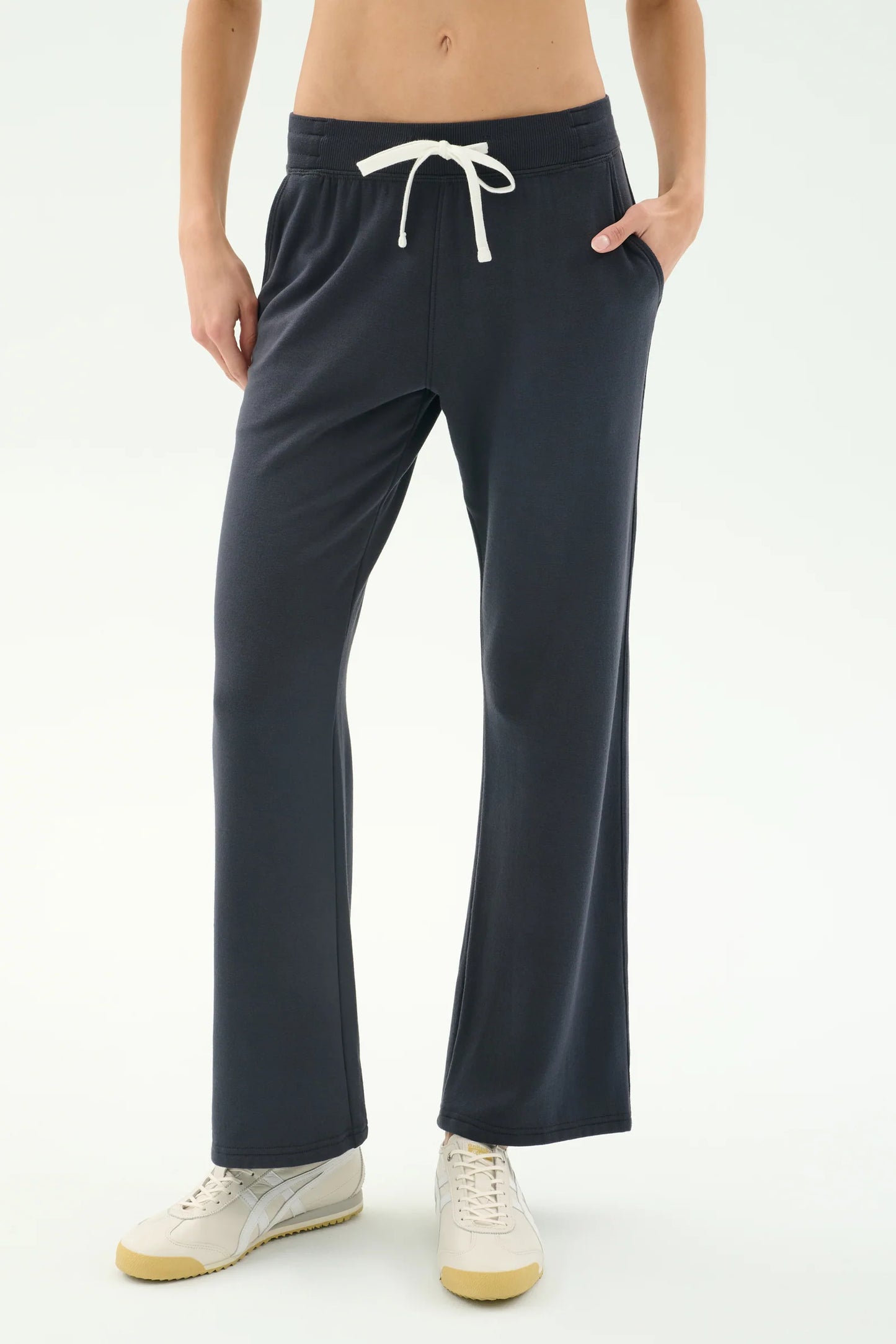 Raven Fleece Full Length Sweatpants