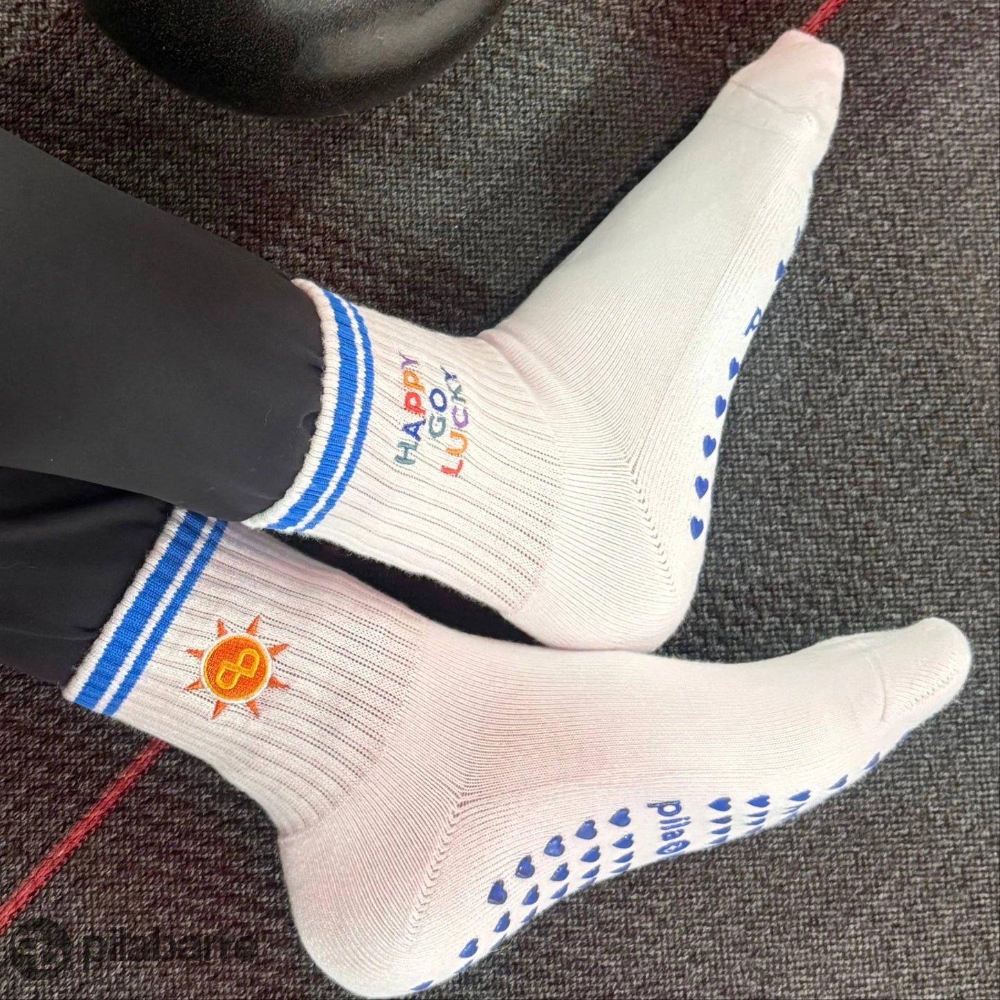 Happy Go Lucky Grip Socks