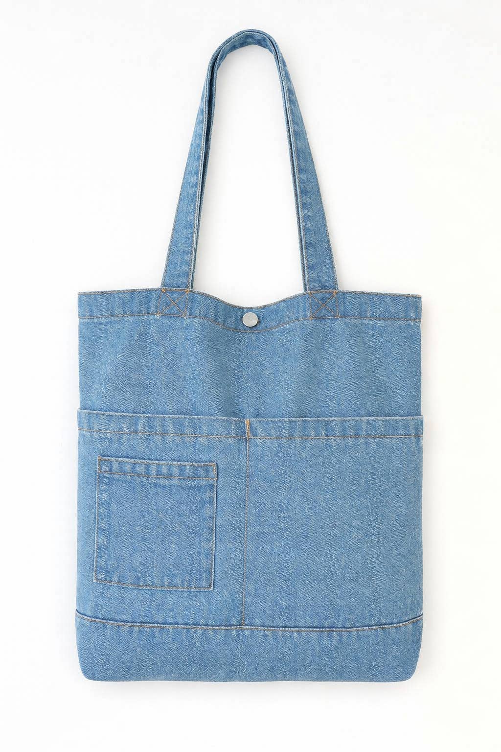 Denim tote bag CY108DM: Black / 100% Cotton