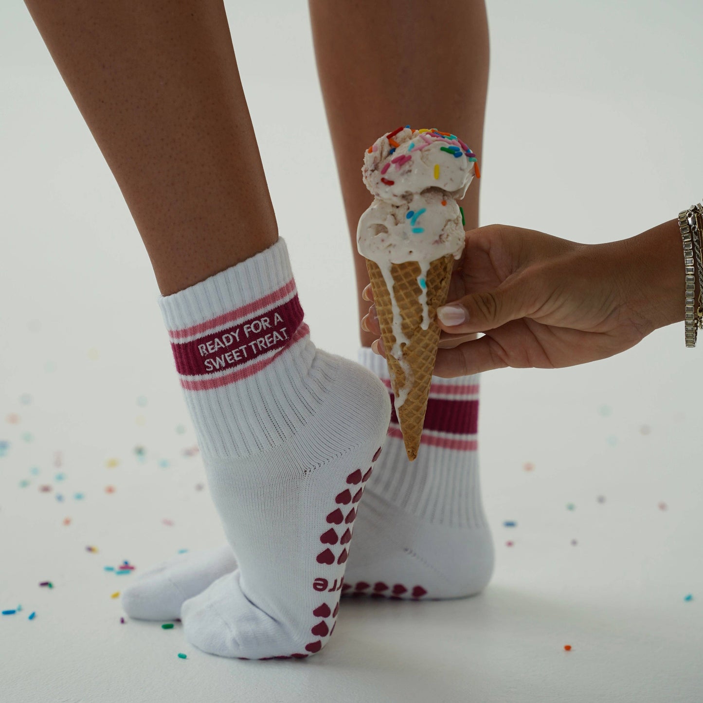 Ready For a Sweet Treat Grip Socks