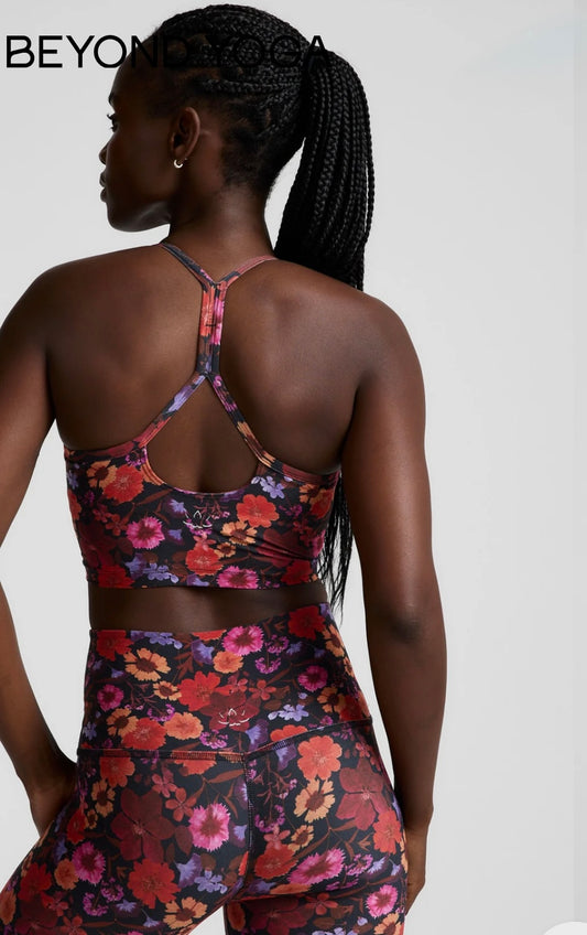 Summer Bouquet SoftMark Slim Racerback High Cropped Tank