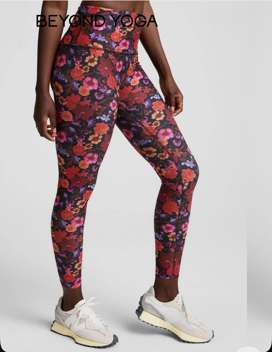 Summer Bouquet SoftMark High Waisted Midi Legging