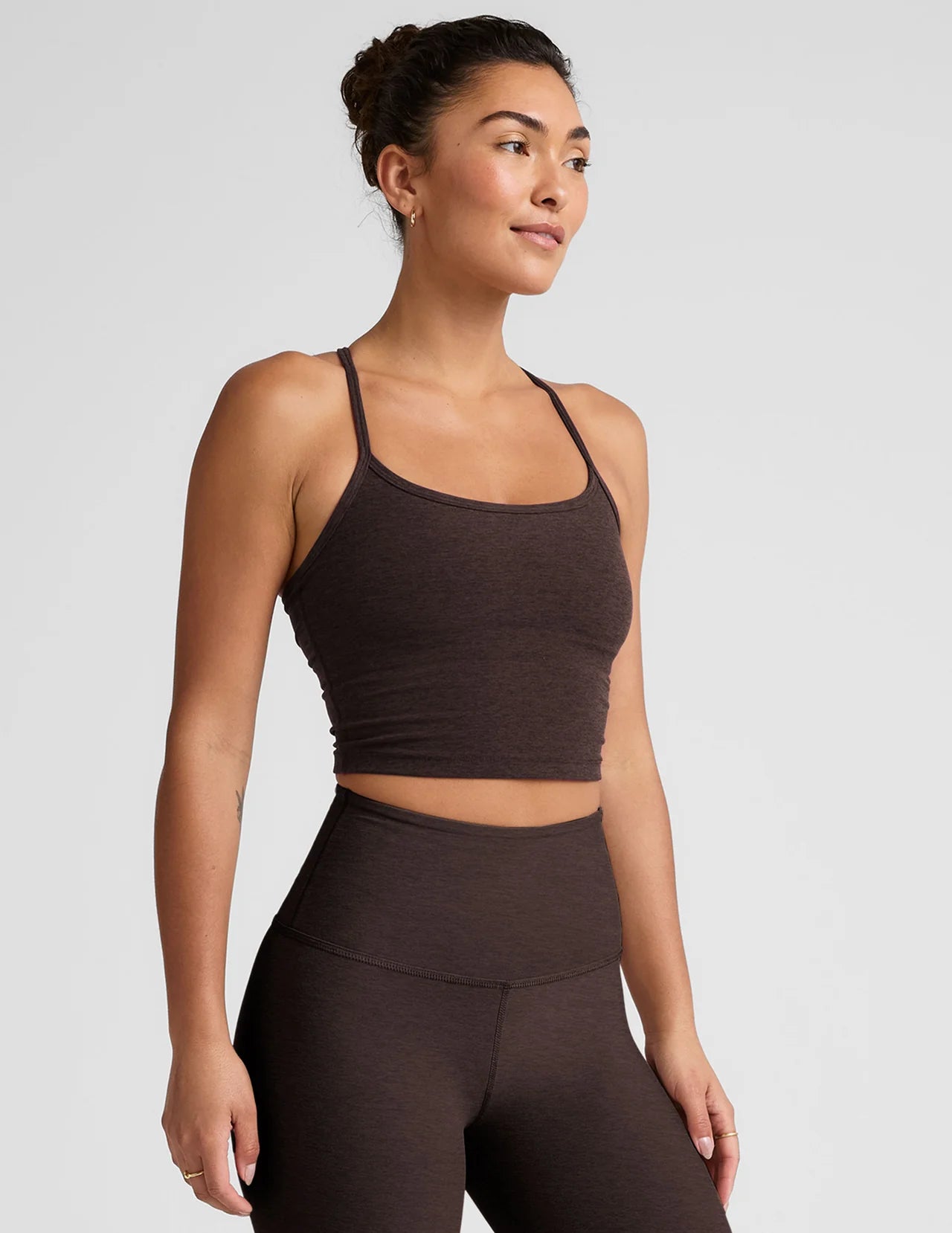 Spacedye Slim Racerback Cropped Tank