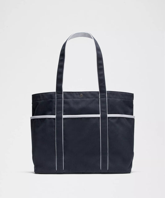 Daily Multi-Pocket Canvas Tote Bag 20L *Logo