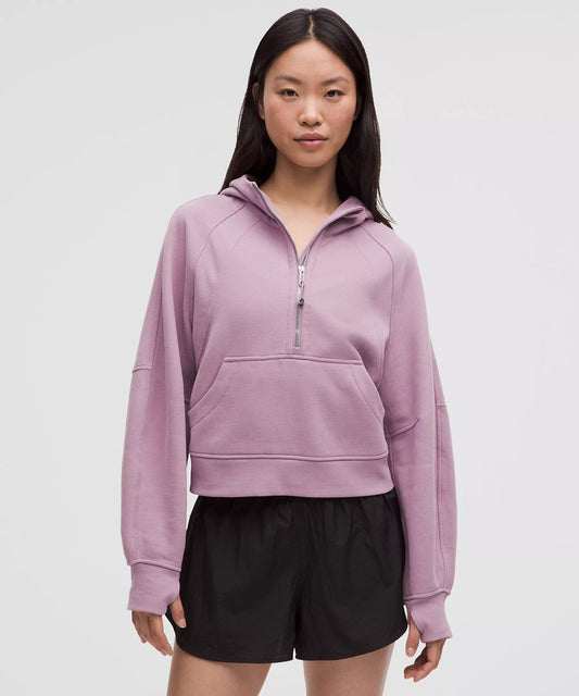 Scuba Oversized Half-Zip Hoodie