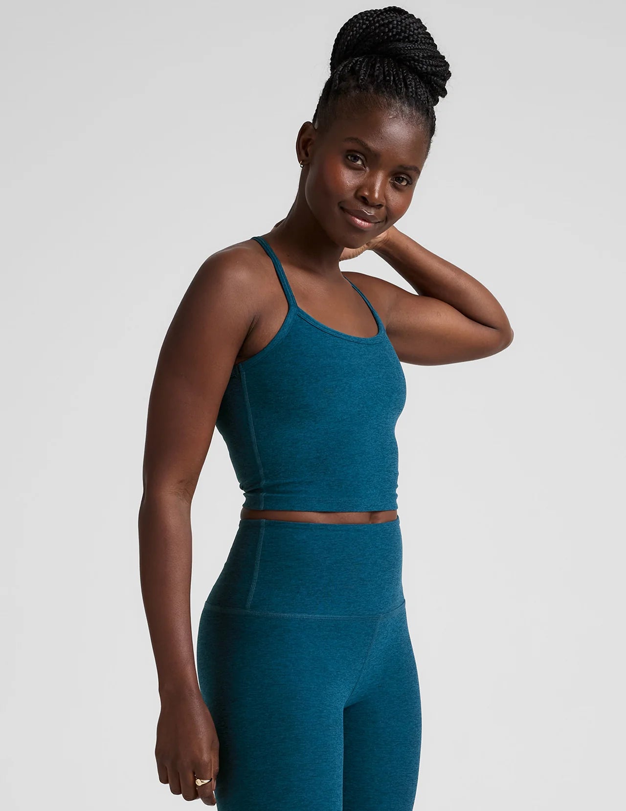 Spacedye Slim Racerback Cropped Tank