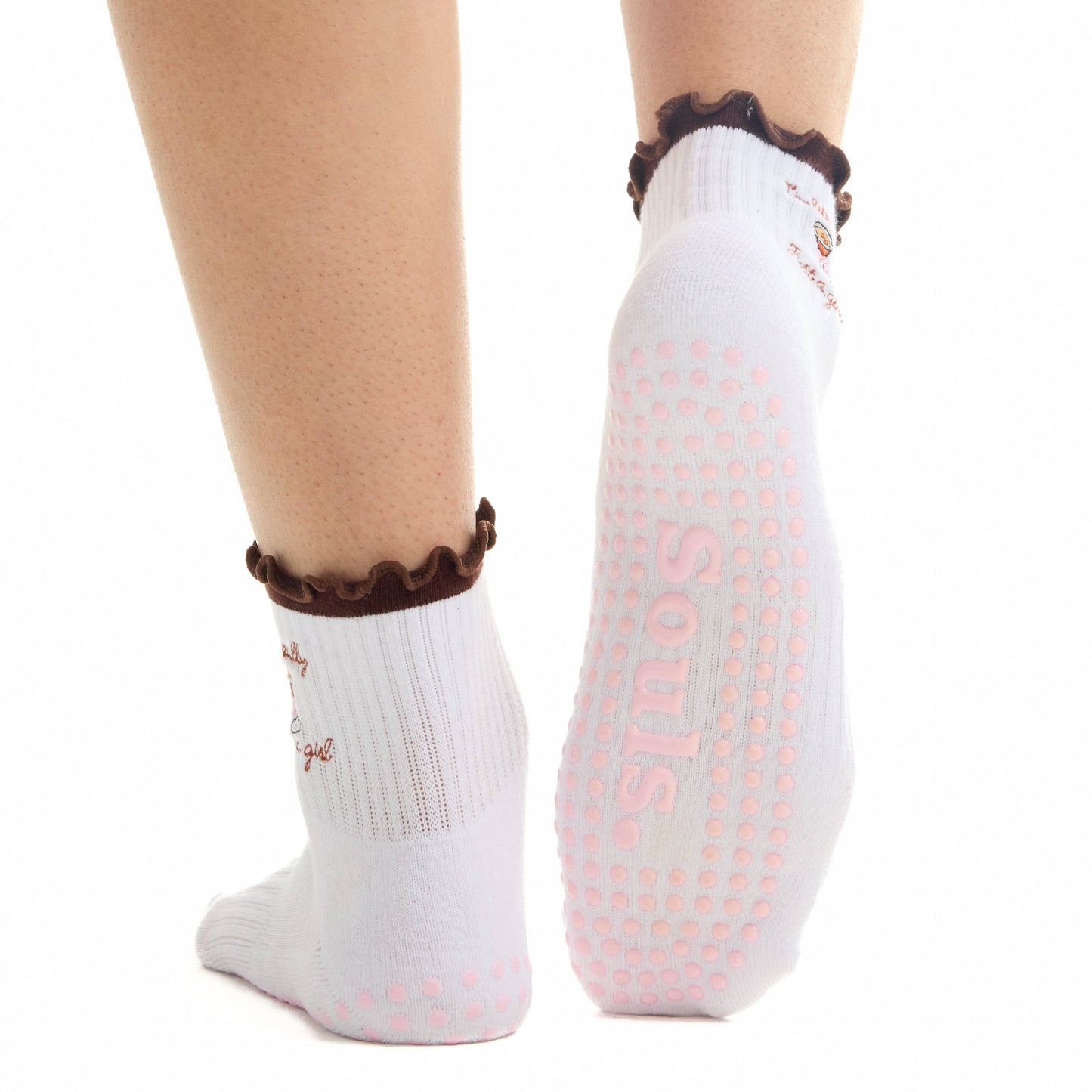 I'm Literally Just A Girl Grip Socks