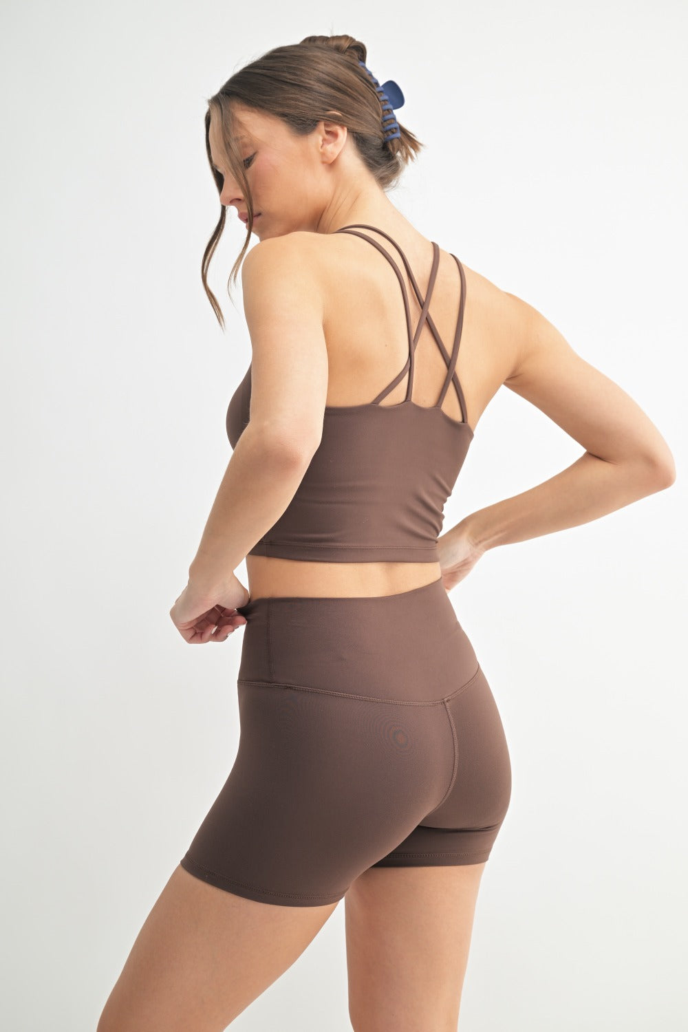 Venice Cloud Light Criss-Cross Sports Bra