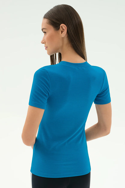 Louise Rib Short Sleeve