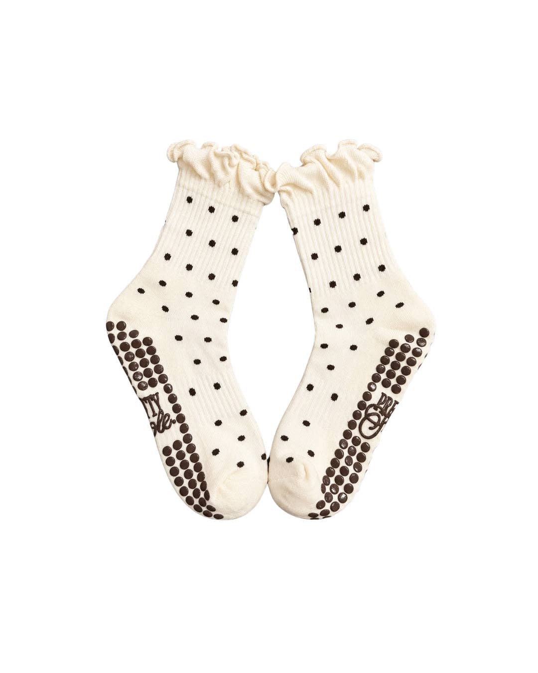 Brown Polka Dottie