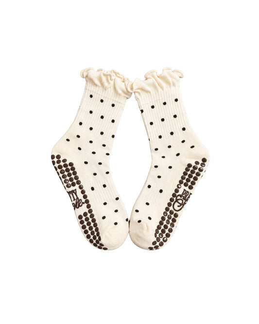 Brown Polka Dottie