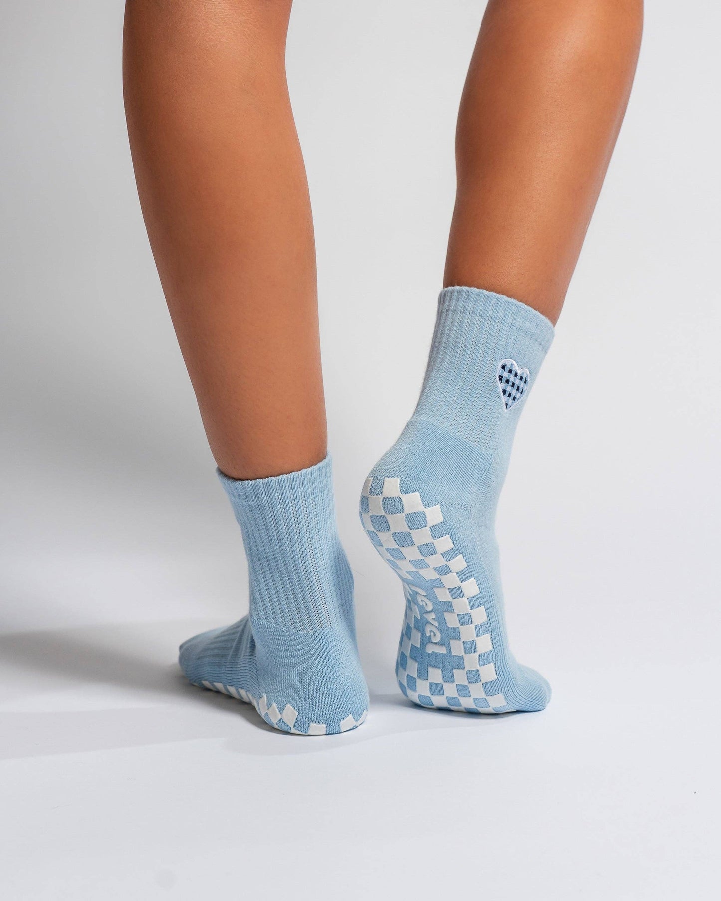 The Cross My Heart Grip Sock