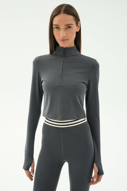 Stevie Active Rib Half-Zip