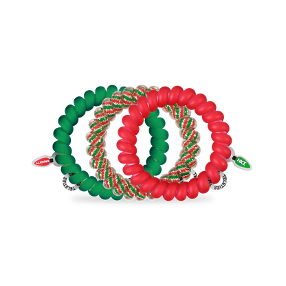 Spiral Hair Coils | Large | Naughty or Nice Hair Ties