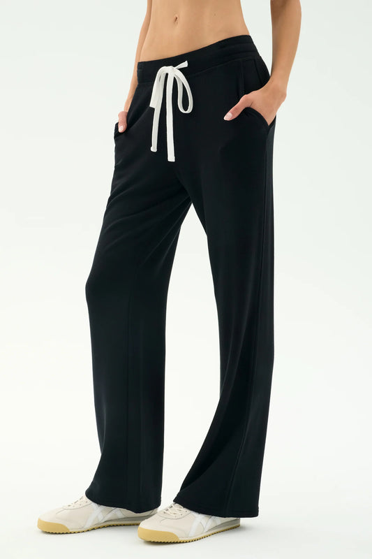Raven Fleece Full Length Sweatpants