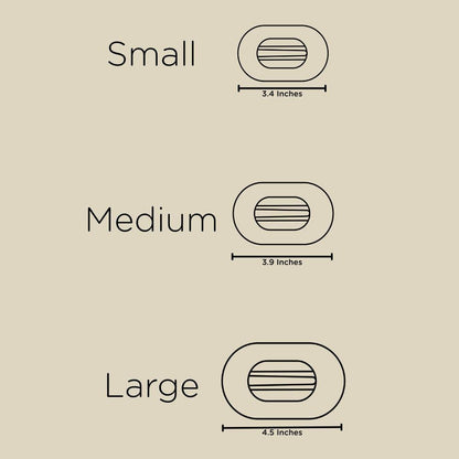 Flat Round Hair Clip | Small | Red Carpet Ready