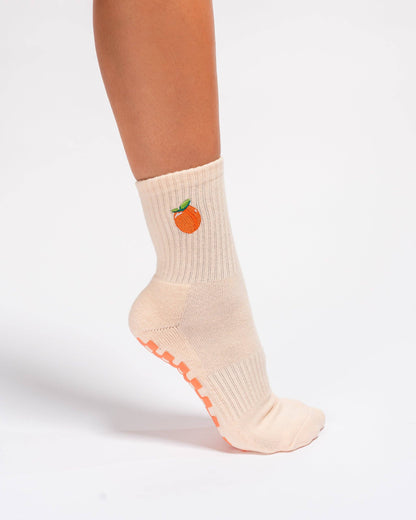The Just Peachy Grip Sock