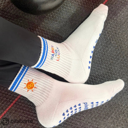 Happy Go Lucky Grip Socks