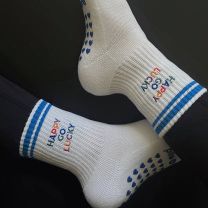 Happy Go Lucky Grip Socks