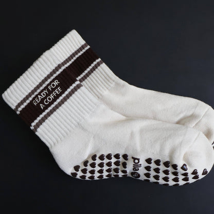 Ready for a Coffee Grip Socks