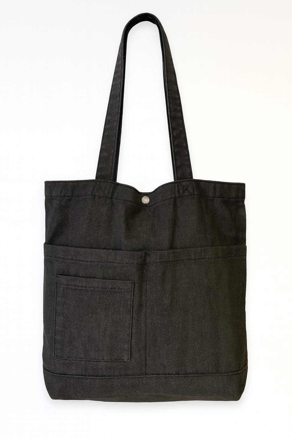 Denim tote bag CY108DM: Black / 100% Cotton