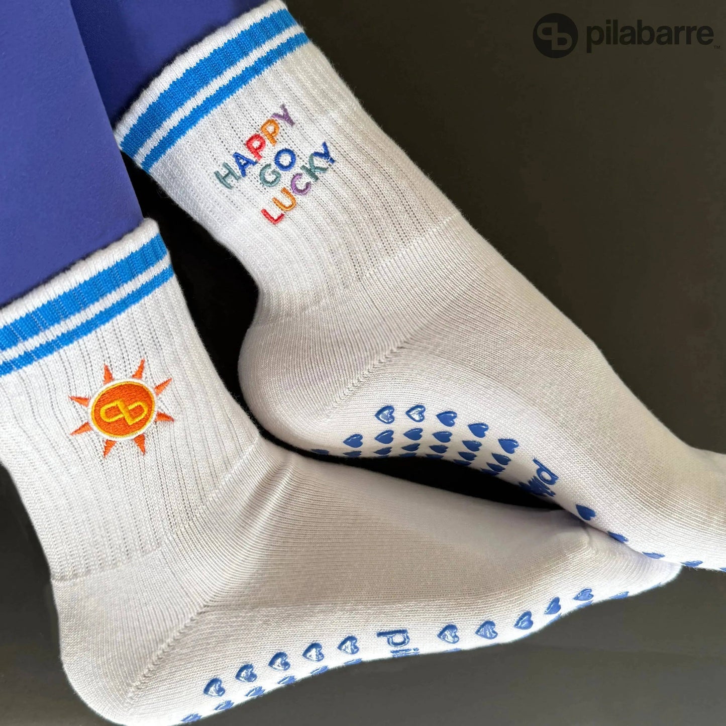Happy Go Lucky Grip Socks