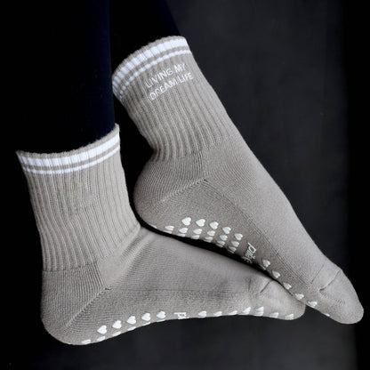 Living My Dream Life Grip Socks