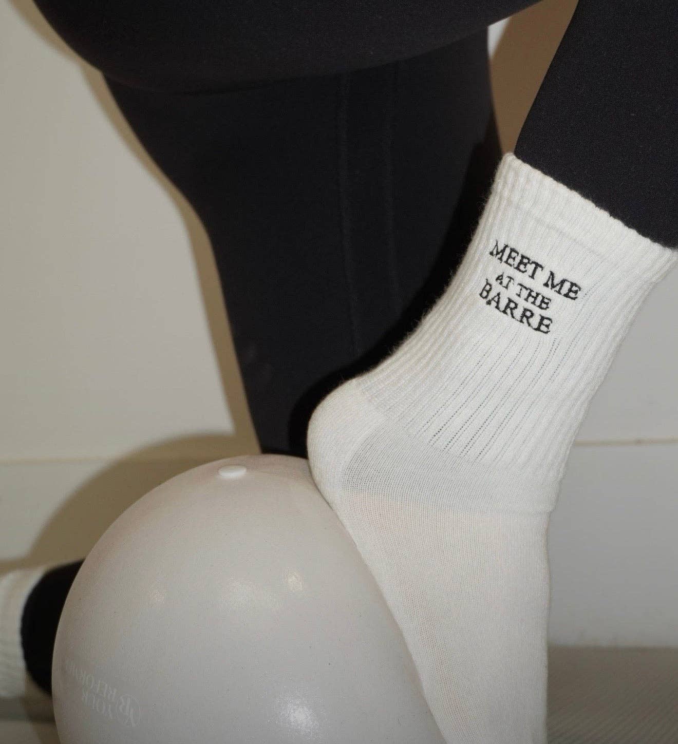 Meet Me at the Barre - Grip Socks