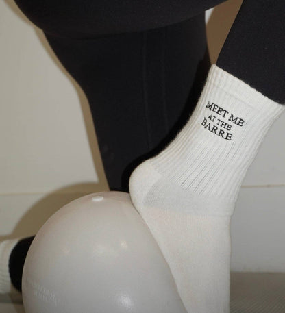 Meet Me at the Barre - Grip Socks