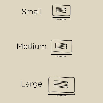 Flat Rectangle Hair Clip | Small | Fir Real