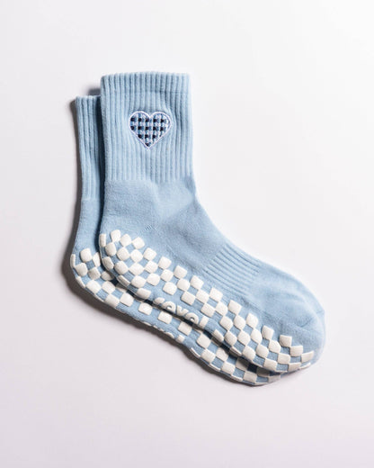 The Cross My Heart Grip Sock