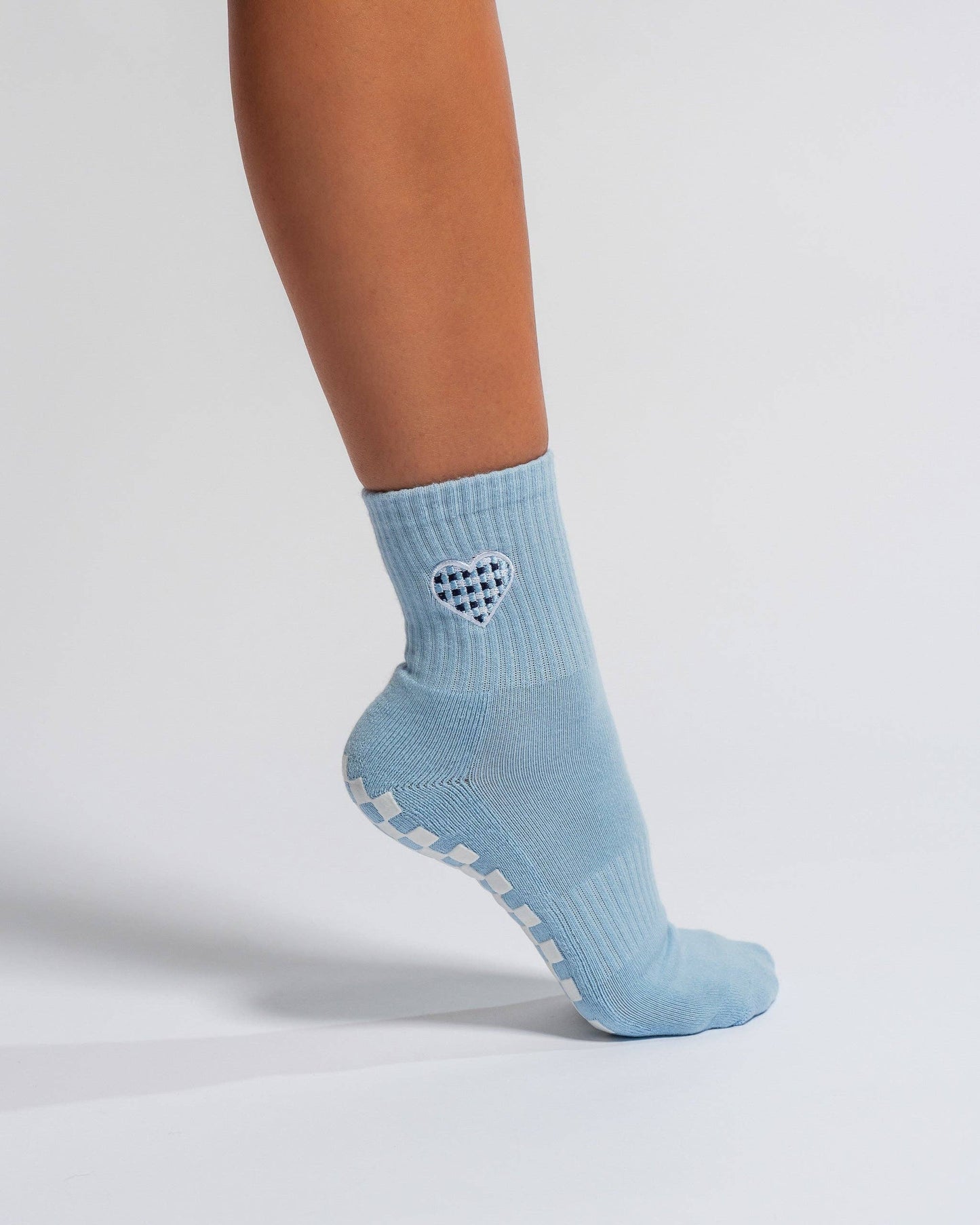 The Cross My Heart Grip Sock