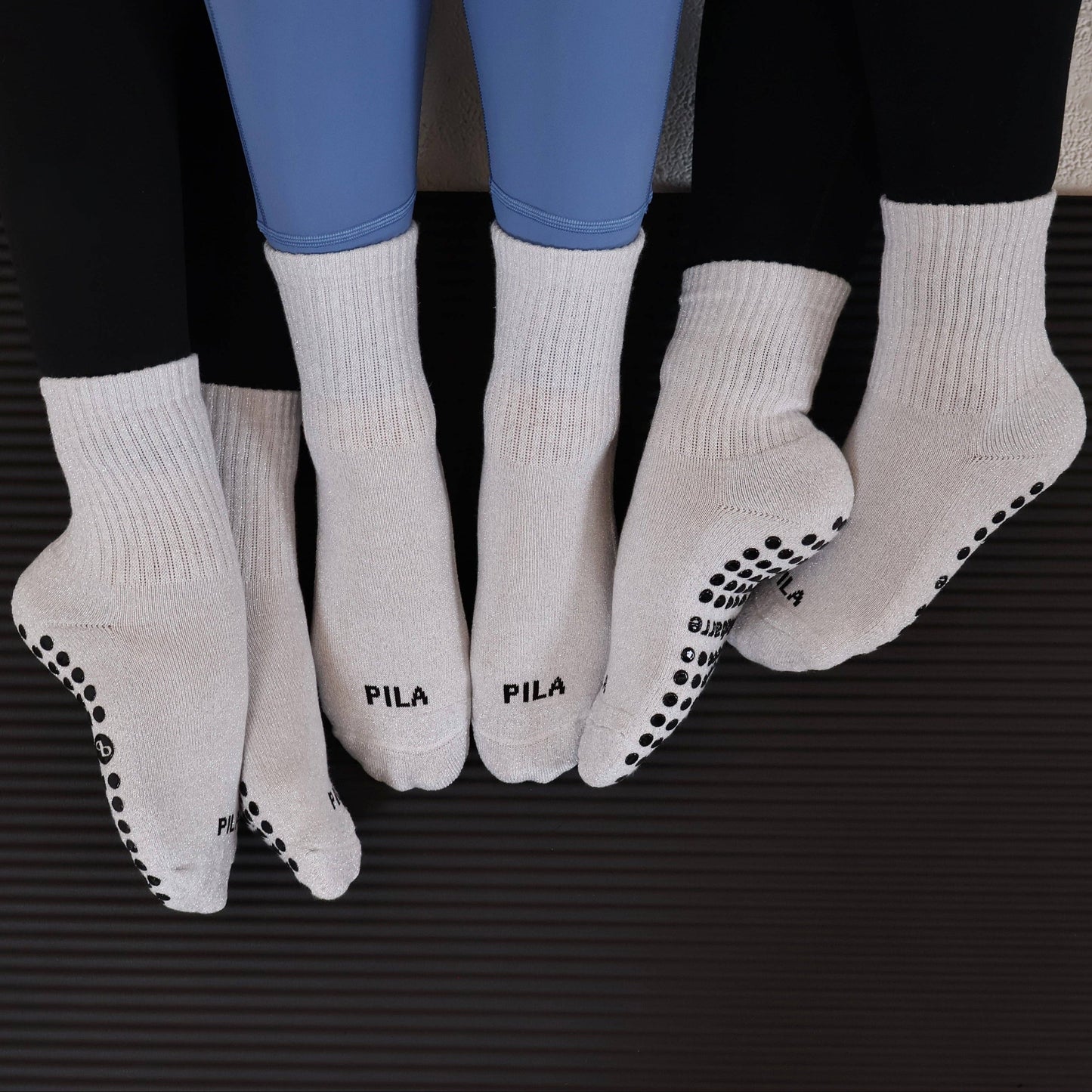 Pila Plain Best Grip Socks - Sparkle Pilates Socks