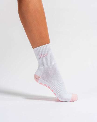 The Pardon My French Grip Sock (Petal Pink)