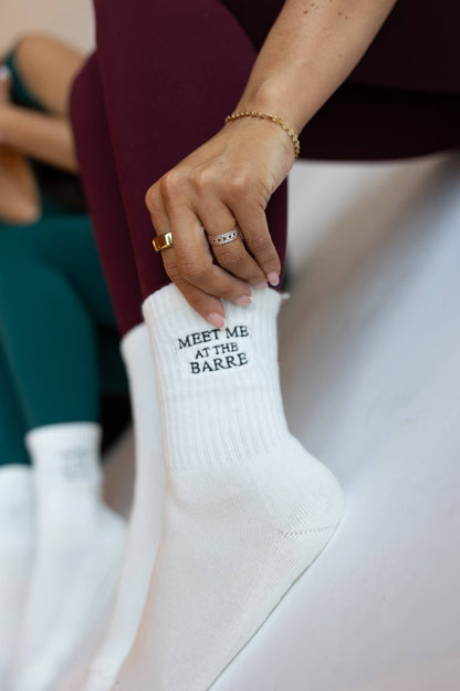 Meet Me at the Barre - Grip Socks