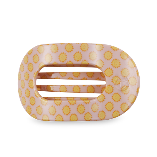 Round Flat Hair Clip | Large | Sunny Days Ahead