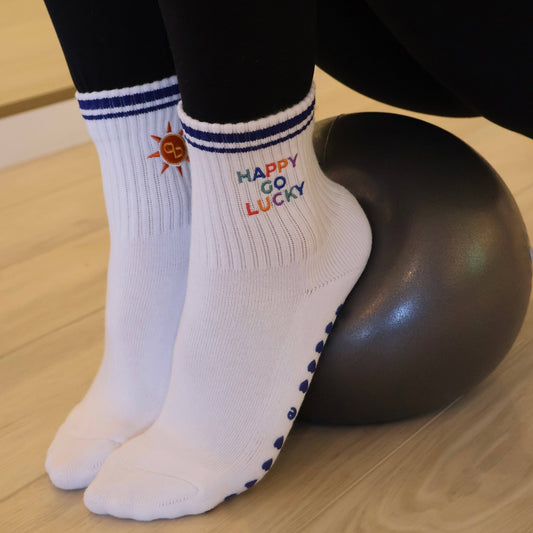 Happy Go Lucky Grip Socks