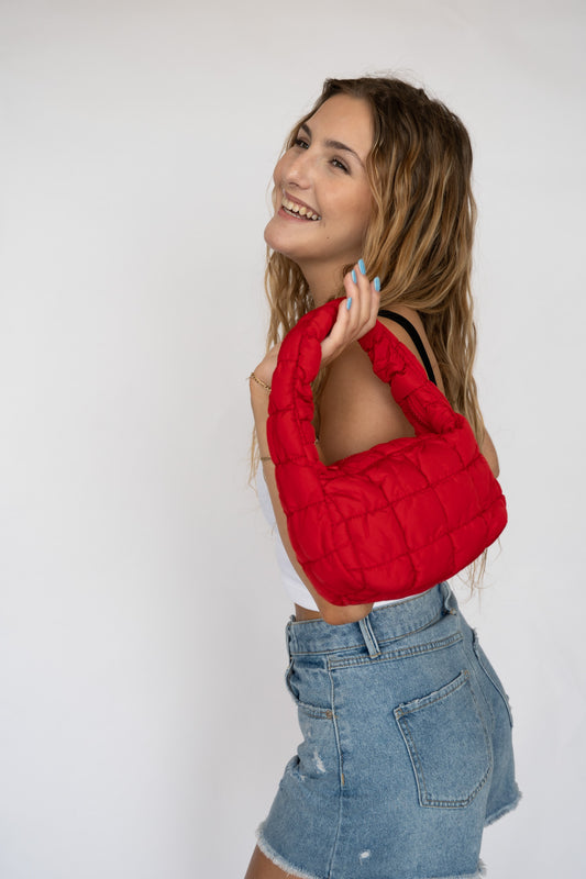 Bold & Puffy Quilted Shoulder Bag