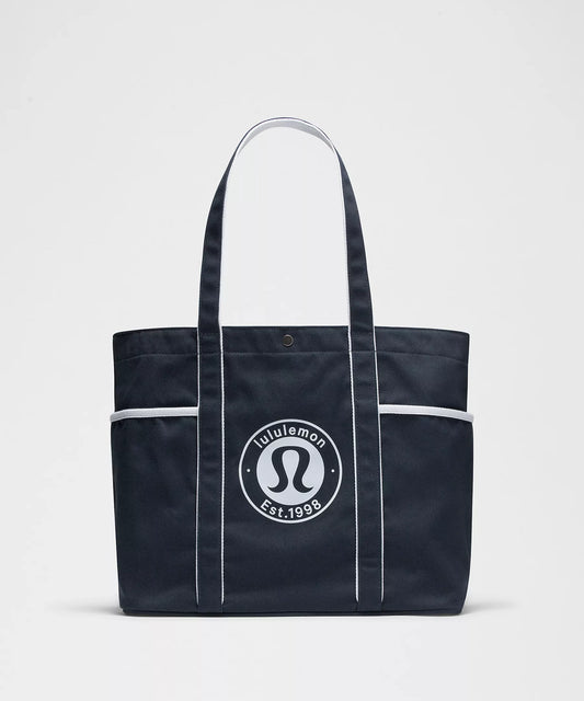 Daily Multi-Pocket Canvas Tote Bag 20L *Logo