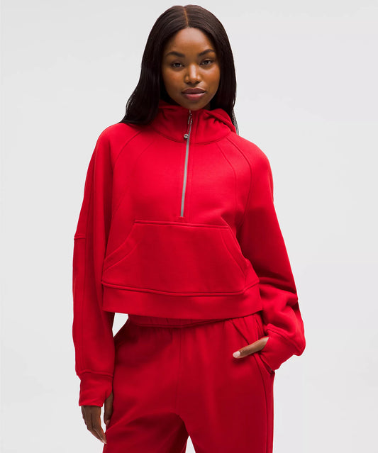 Scuba Oversized Half-Zip Hoodie