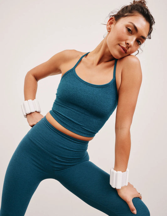Spacedye Slim Racerback Cropped Tank