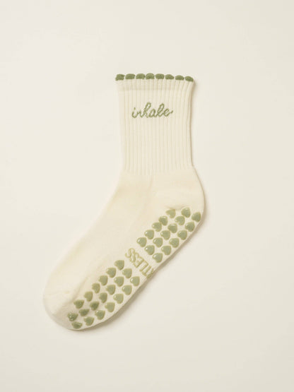 🧘🏼‍♀️ Inhale Exhale Grip Sock