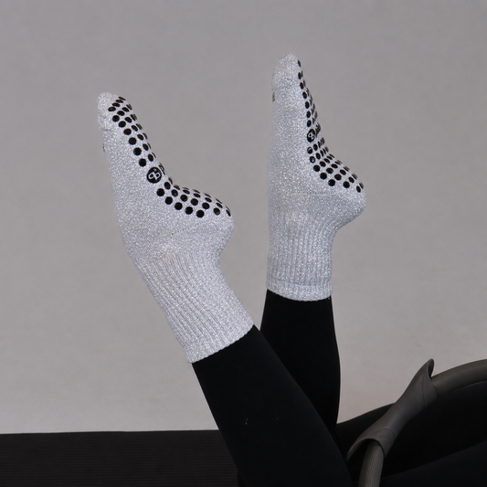 Pila Plain Best Grip Socks - Sparkle Pilates Socks