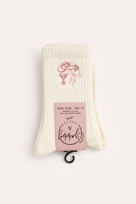 Cowgirl Cocktail Socks (Regular & Grip)