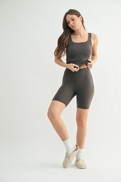 Square Neck Active Tank