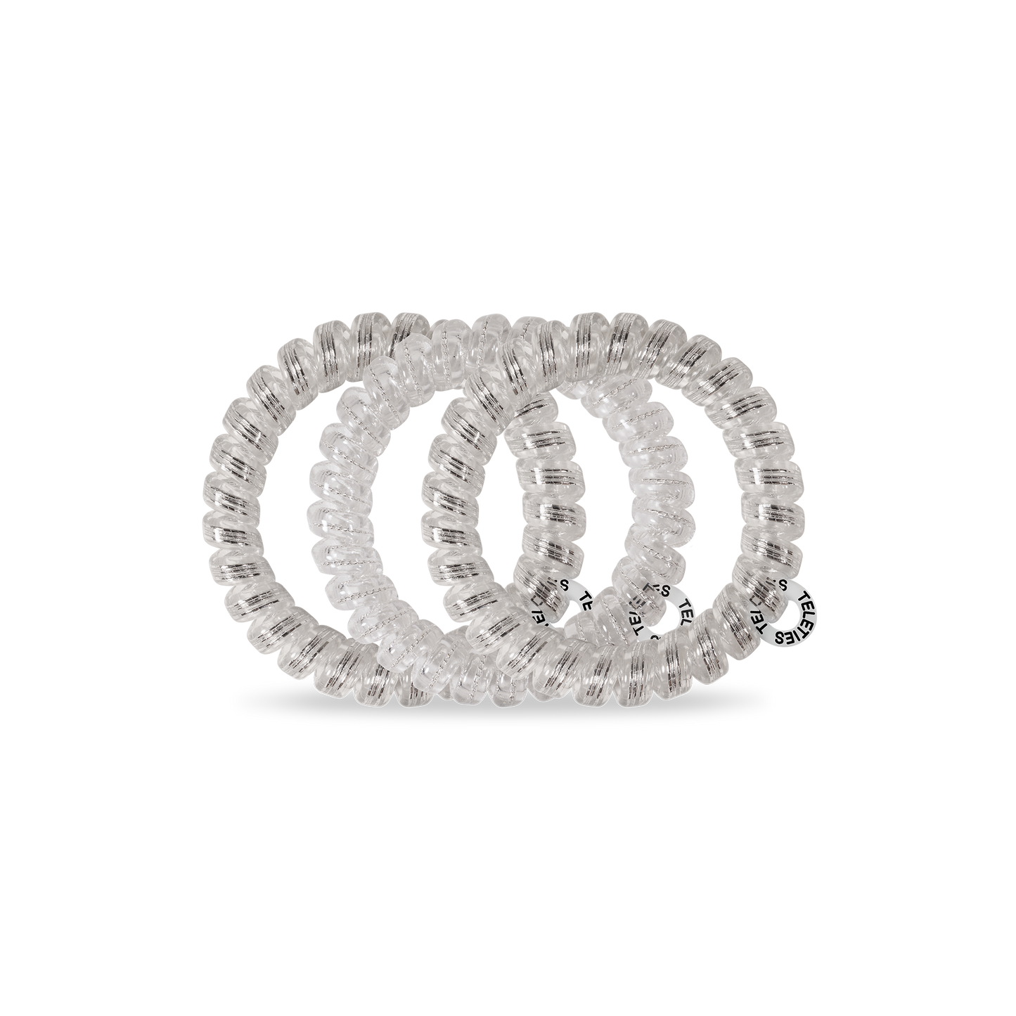 Spiral Hair Coils | Large | Silver Slay Hair Ties